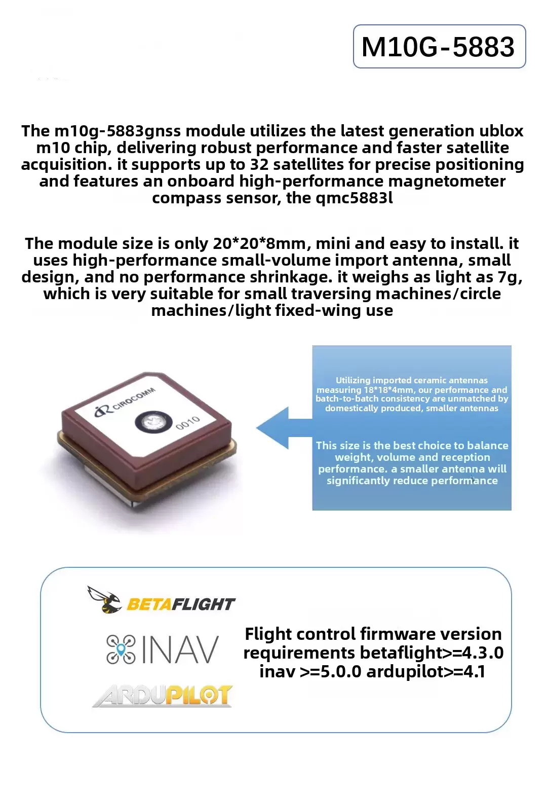 TYI M10GPS-5883