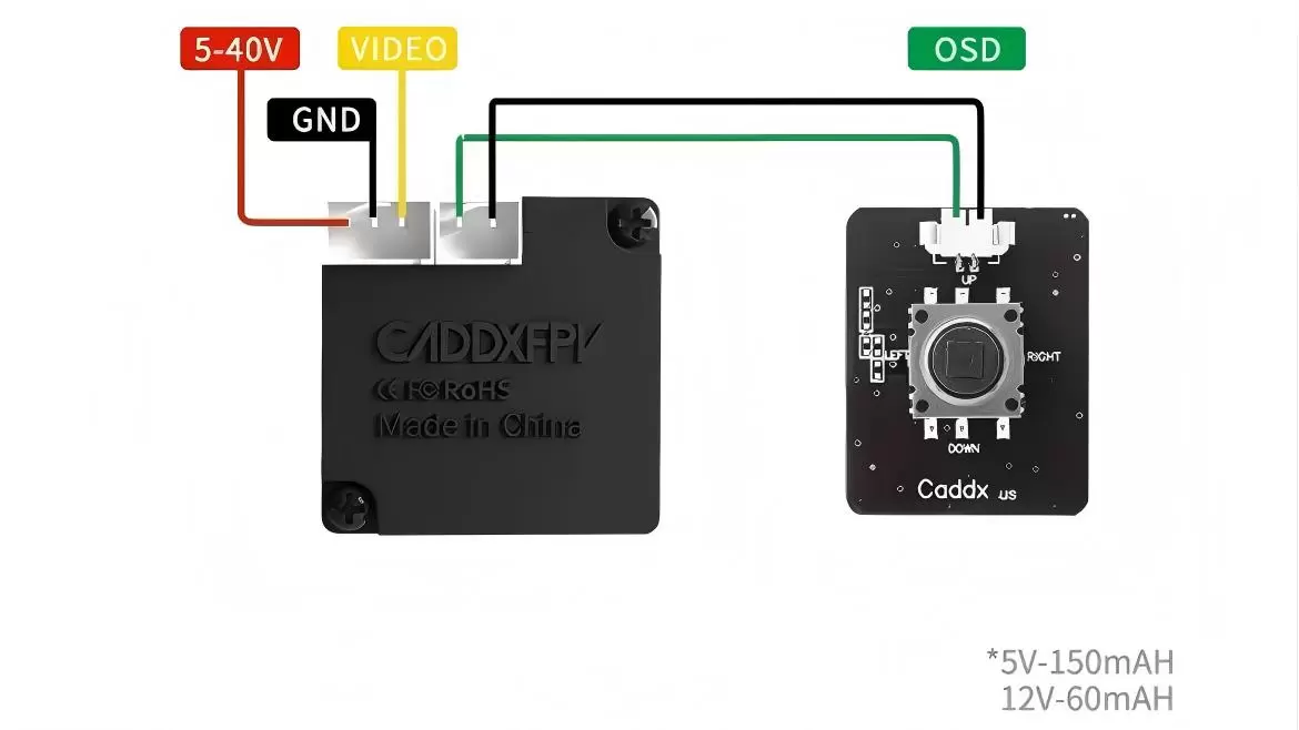 Caddx 2 night vision camera