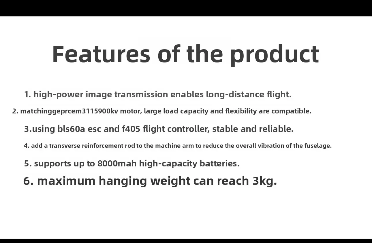 13B FPV 13-inch FPV Drone with AI Guidance and Fiber Optic Transmission