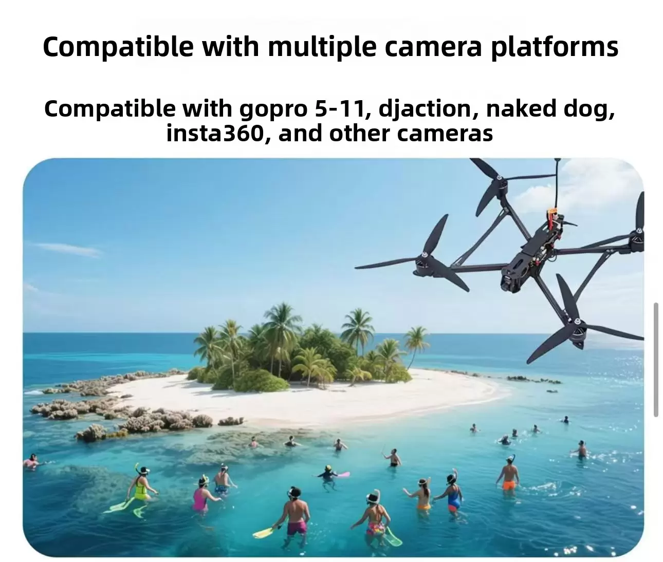 10-inch FPV Drone with AI Guidance and Fiber Optic Transmission
