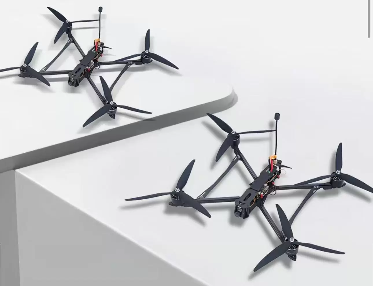 10-inch FPV Drone with AI Guidance and Fiber Optic Transmission
