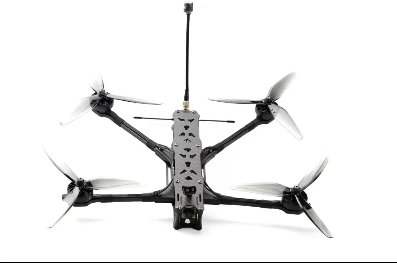 7-inch FPV Drone with AI Guidance and Fiber Optic Transmission