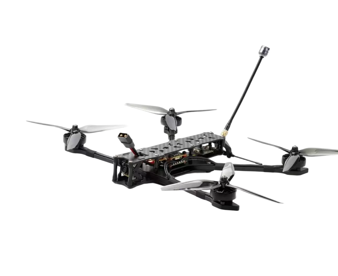 7-inch FPV Drone with AI Guidance and Fiber Optic Transmission