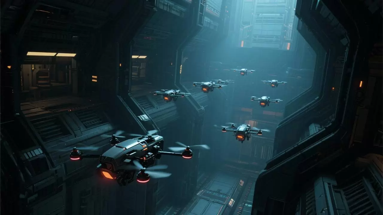 Swarm Intelligence Breakthrough: Drones Master Autonomous Coordination in Complex Indoor Environments